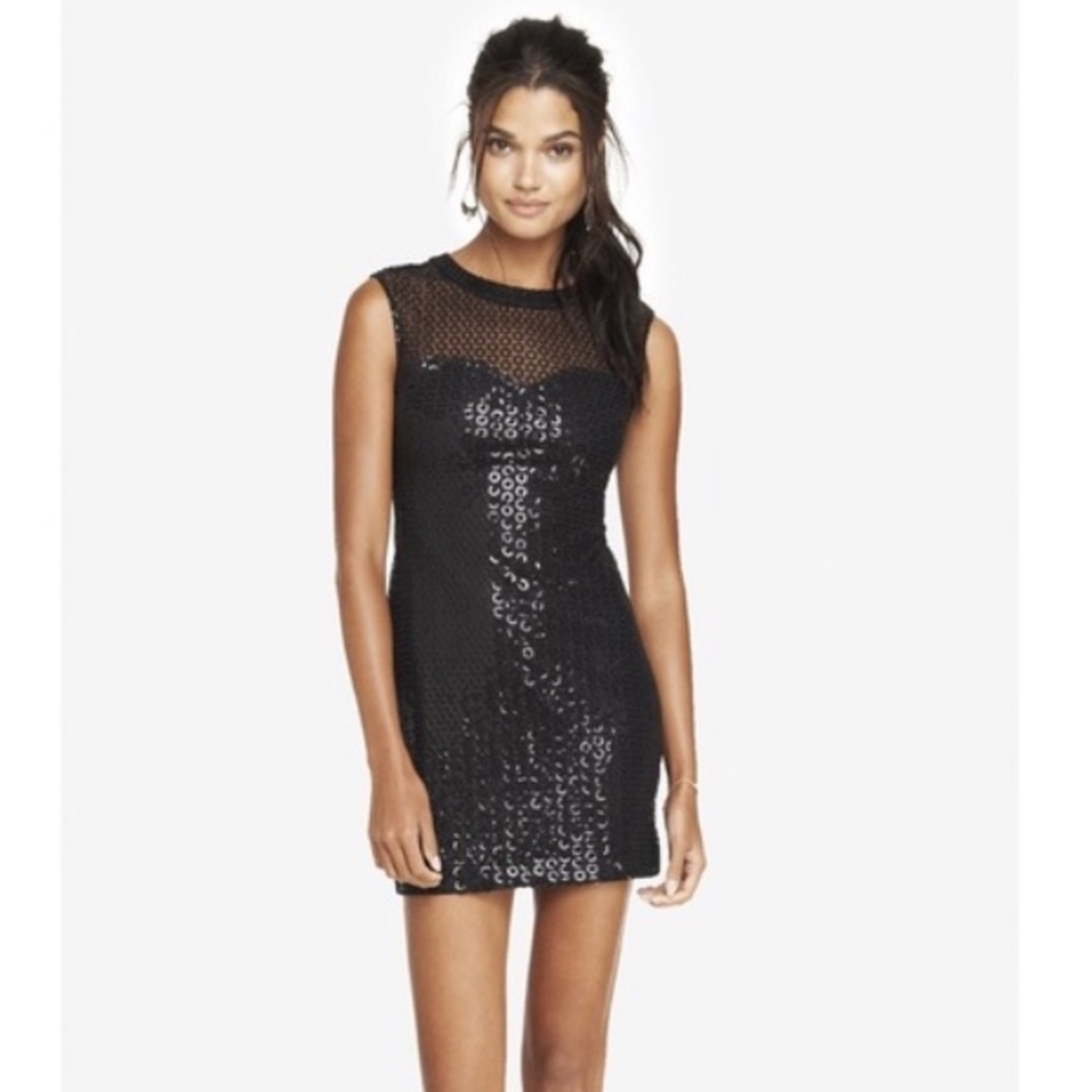 Express black minidress